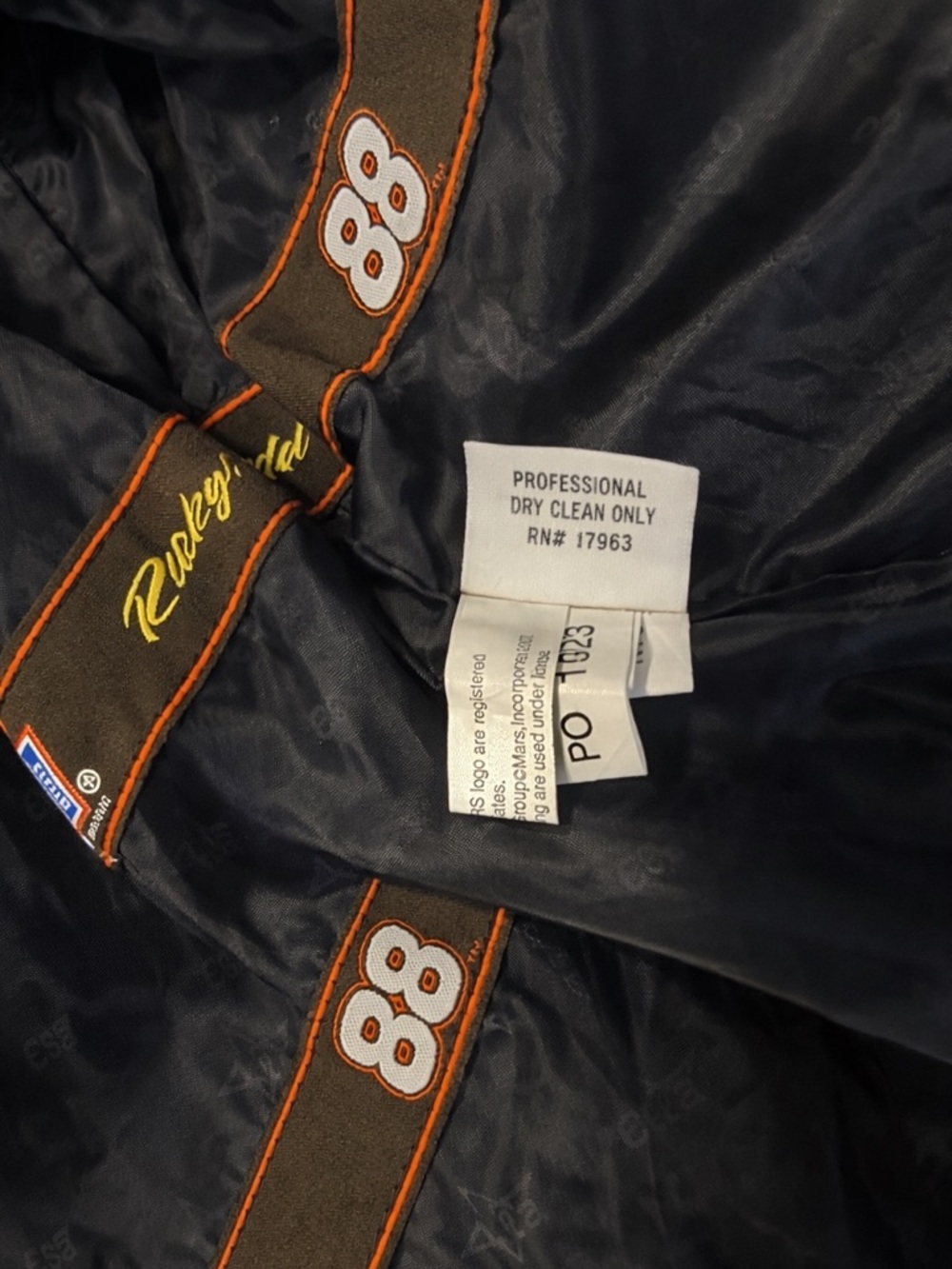 Vintage Snickers NASCAR Ricky Rudd #88 Racing Jacket XL Rare Brown - Picture 10 of 10